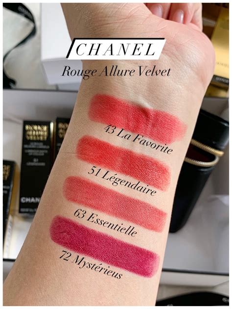 Chanel Rouge Allure Velvet • Lipstick Review & Swatches.